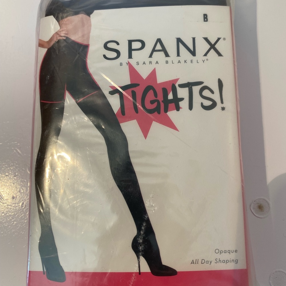 Sold…3 Pair Spanx Opaque Tights; Size B